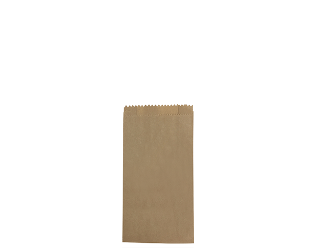 Brown Satchel Paper Bags (Size #1) | Castaway® Food Packaging