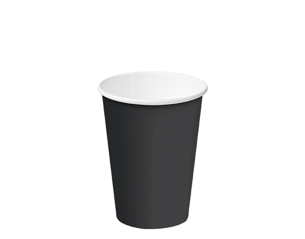 Single Wall Paper Coffee Cup w/ Classic Lid (White 12oz) | Castaway ...