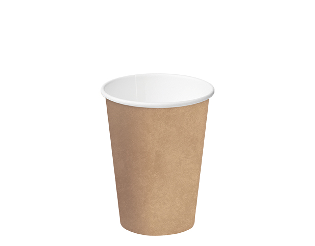 Single Wall Paper Coffee Cup w/ Classic Lid (White 12oz) | Castaway ...